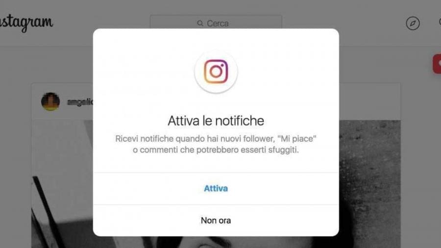 Instagram, le notifiche push arrivano sulla versione desktop