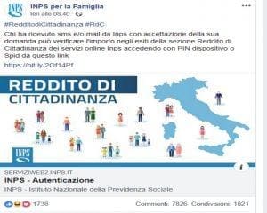 Reddito di cittadinanza, migliaia di richieste via Facebook. E l’Inps sbotta: «Non trova il PIN e fa i selfie da coniglietta?»